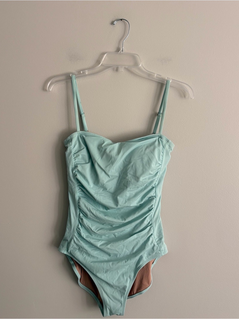 Hermoza Lupe Mint Green One-Piece with Blush Lining Size 8